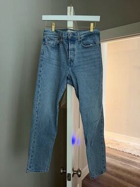 Levi's Women's Straight Leg Light Blue Denim Jeans